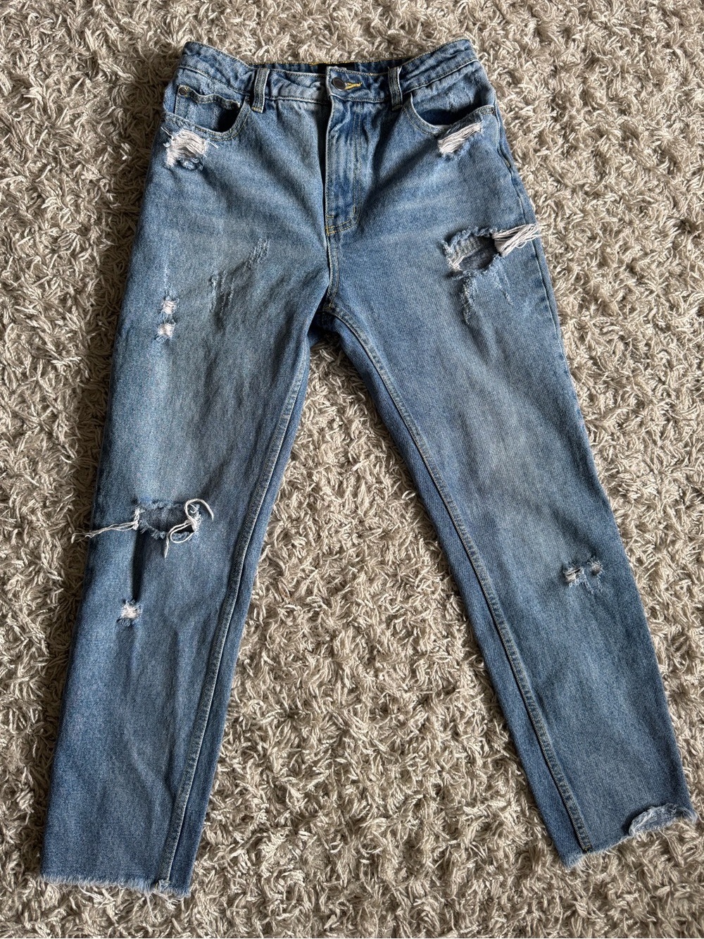 RVCA Piper Women’s Distressed Blue Jeans